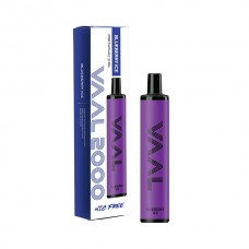 Vaal 2000 0mg 5ml Blueberry Ice