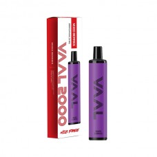 Vaal 2000 0mg 5ml Mixed Berries