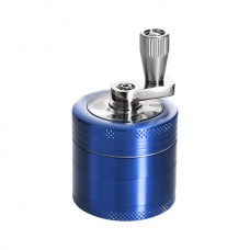 Grinder Mini with Crank by Heisenberg Blue
