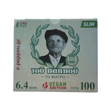 Φιλτράκια του Παππού Slim Ενεργού Άνθρακα (κωδ 47613) 6,4mm 100x 40τμχ