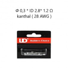 UD Prebuilt Kanthal (28AWG) Coils 1.2ohm 1τμχ