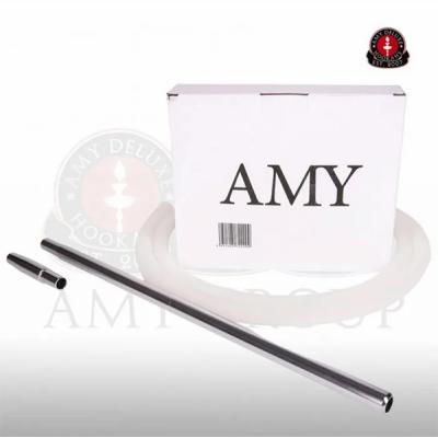 Amy Deluxe Alu Ακροφύσιο & Σωλήνας Σιλικόνης Clear