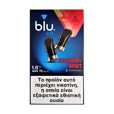 Blu 2.0 Pods Strawberry Mint 18mg 1.9ml