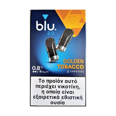 Blu 2.0 Pods Golden Tobacco 9mg 1.9ml