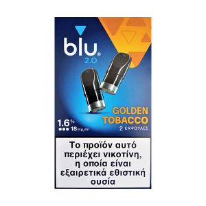 Blu 2.0 Pods Golden Tobacco 5x2τμχ 18mg 1.9ml