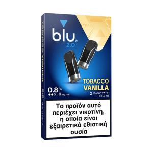 Blu 2.0 Pods Tobacco Vanilla 5x2τμχ 9mg 1.9ml