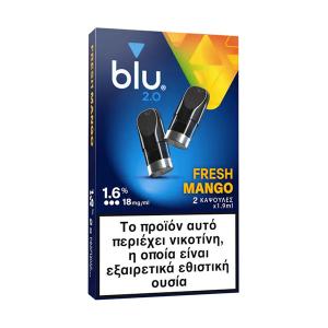 Blu 2.0 Pods Fresh Mango 5x2τμχ 18mg 1.9ml