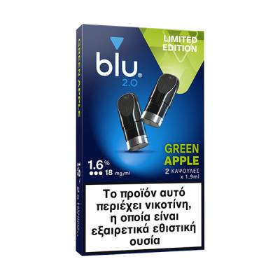 Blu 2.0 Pods Green Apple 18mg 1.9ml