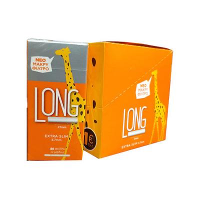 Discovery Φιλτράκια Long Extra Slim - Pocket 5.7mm 80x 10τμχ