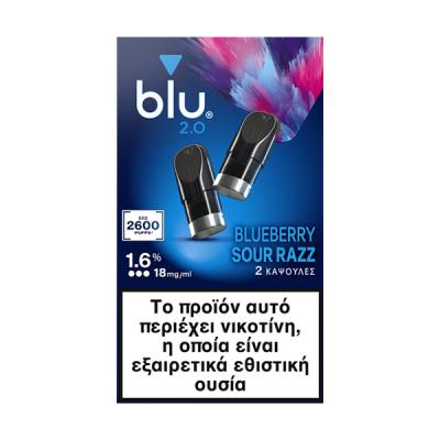 Blu 2.0 Pods Blueberry Sour Razz 18mg 1.9ml